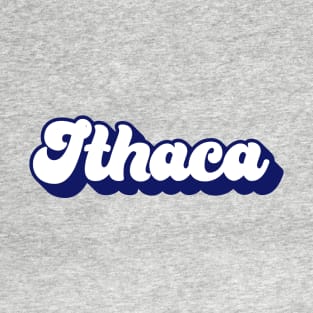 Retro Ithaca Script T-Shirt